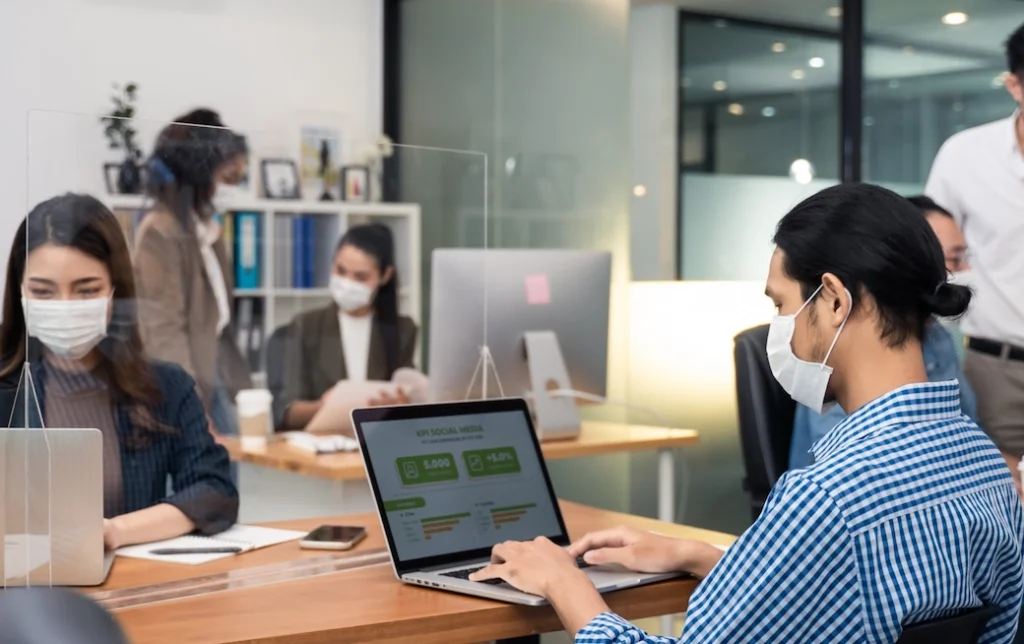 aménagement des espaces de travail lors d'une crise sanitaire - article à la une d'AG Concept 31