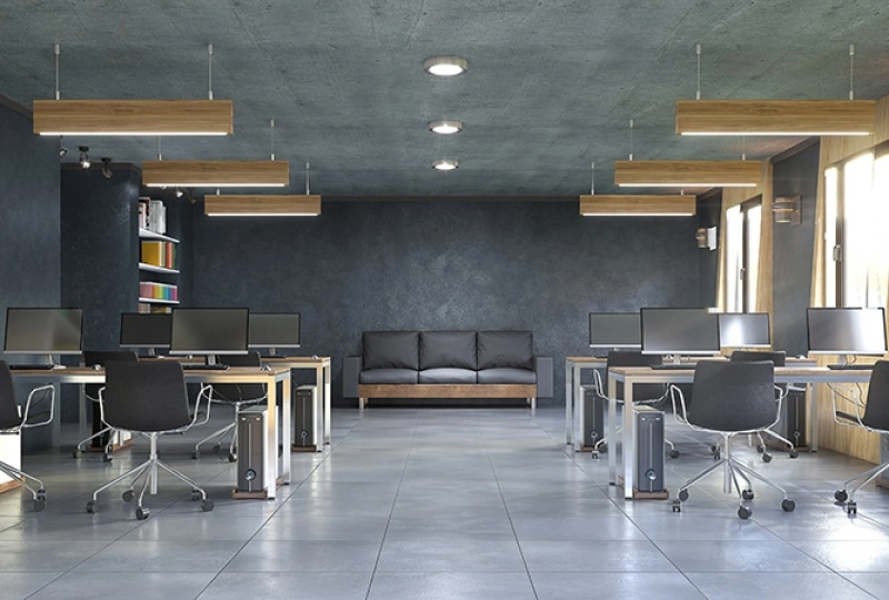 influence des couleurs foncées dans les espaces de travail